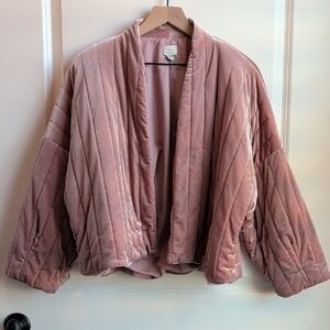 a new day Pink Quilted Teddy Jacket